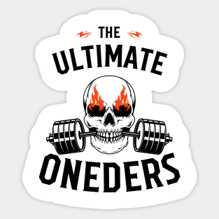 the oneders ultimate Sticker